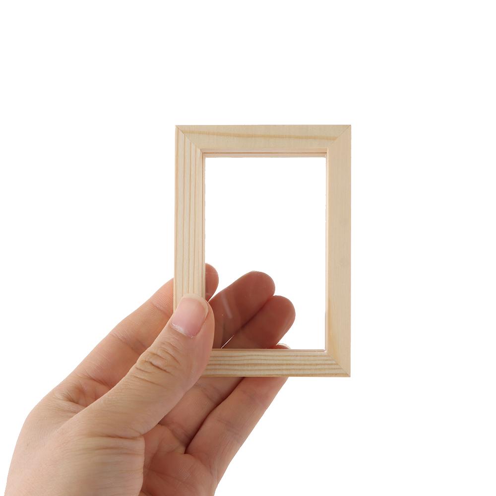 Mini Art Wedding Decor Wooden Picture Holder Photo Frame Vintage