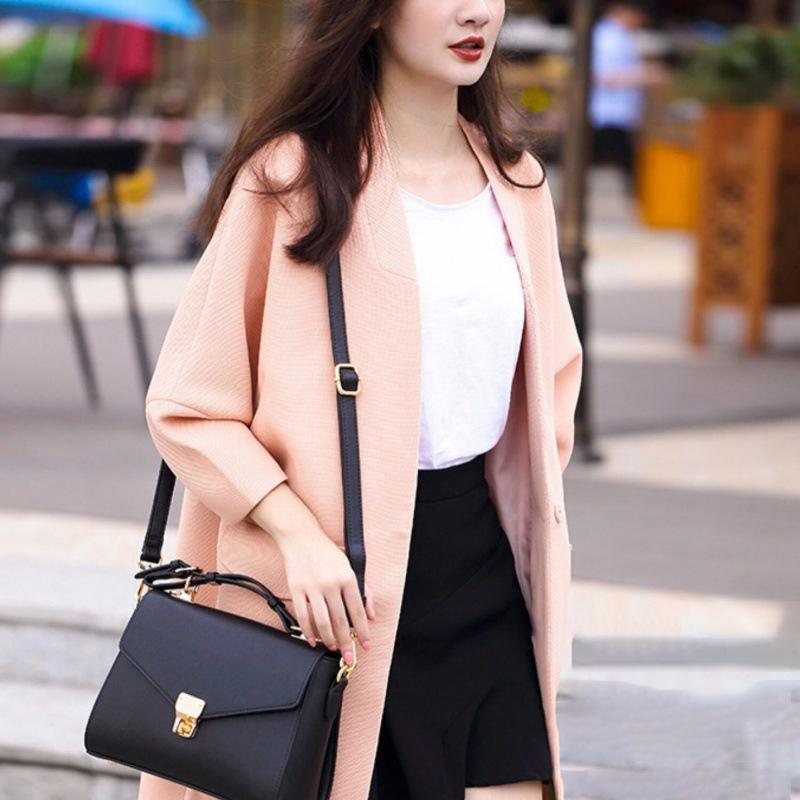 Pu Leather Shoulder Strap Crossbody Bag Strap 130Cm Long Double-Layer