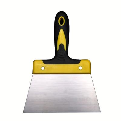 Durable Metal Paint Scraper with Ergonomic Plastic Handle - Ideal for Cleaning Walls & Edges, No Electricity Needed