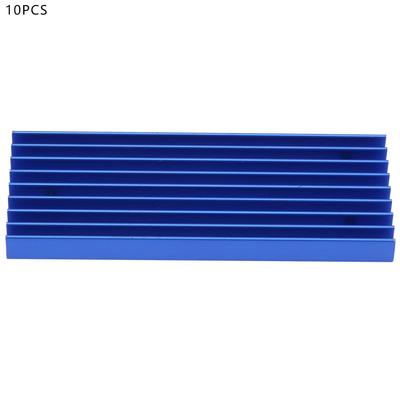 Q28 * 6 * 71,5 Drei Löcher Aluminium Kühlrippe Kühlkörper Kühler für Leiterplattenchip