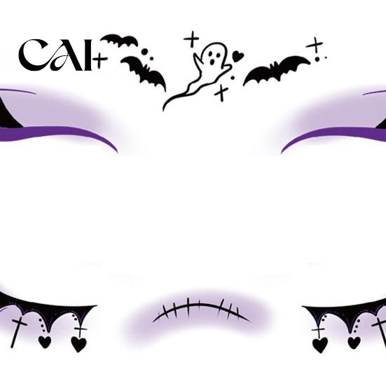 Realistic Horror Theme Face Decor Halloween Tattoo Stickers, Waterproof Scary Makeup Decals for Party, Wound Scars Temporary Scar Body Art Kids Adults