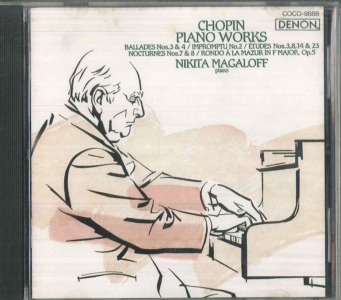 

CD NIKITA MAGALOFF - Chopin: Farewell COCO9888 NIPPON COLUMBIA 1992 Japan Classical Used