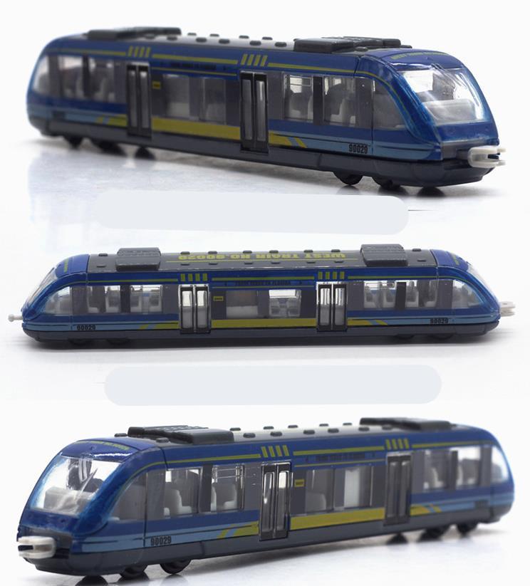 Simulation Alloy Metal High Speed Rail Diecast Train Toy Model Educational Toys Boys Children Train Alloy Model Car Toys Gift