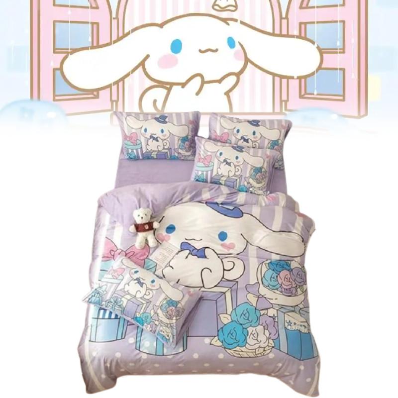 Cartoon Pattern Digital Print Bedding Set For Beds