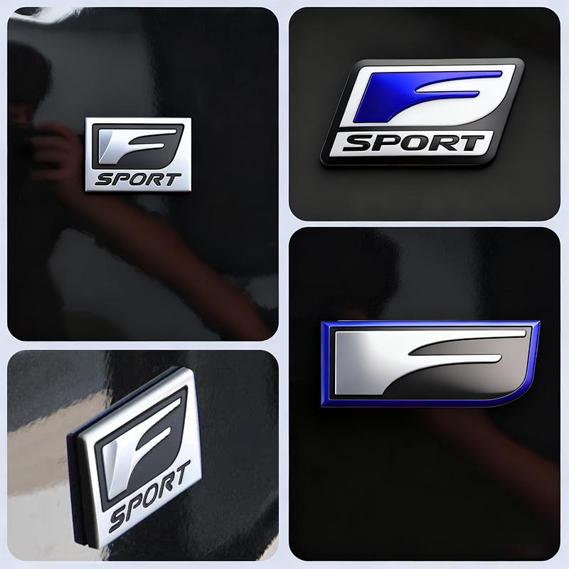 F SPORT Emblem Car Stickers 3D Metal Auto logo Badge Decal For Lexus GS IS LS500h ES260 ES300h RX350h NX260 UX260 LM LC RZ450e T