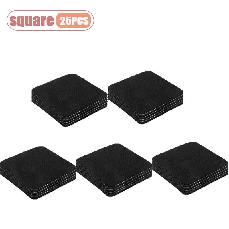 Heavy Duty Hook and Loop Adhesive Tape for Securing Bed Sheets Sofa Cushions and Rugs Non Slip Nylon Sticky Pads