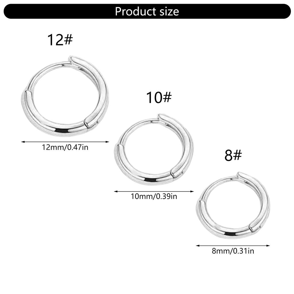 Stylish Circle Earrings Dangle Earrings Comfortable Ear Jewelry Copper Texture Suitable for Daily and Party Wear