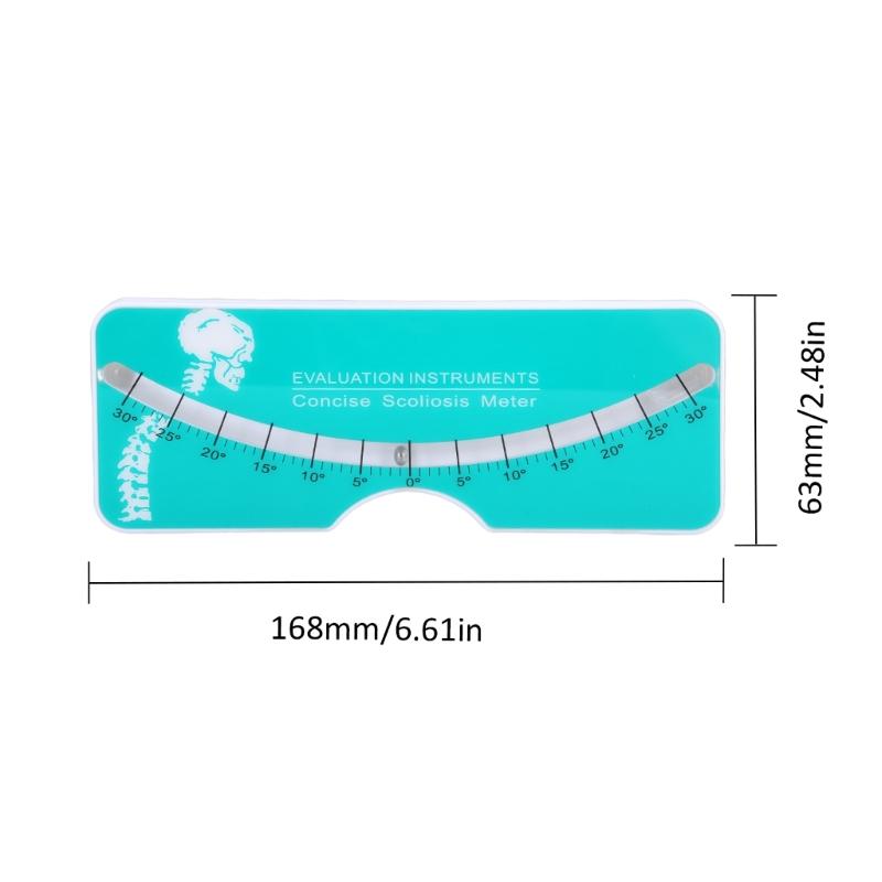 Scoliose Testmeter, Scoliose Meetinstrument 0-30° Meting Beoordeling Diagnose van Rug- en Wervelkolomscoliose