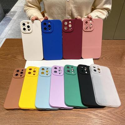 Etui TPU z osłoną na aparat Pro do iPhone 16 15 14 Pro 11 12 13 Pro XS XR 17 Pro Max 8 7 Plus Miękki Pełny Pokrowiec Ochronny