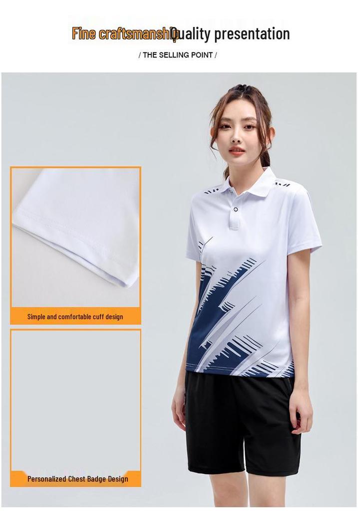 Unisex Quick-Dry Breathable Two-Piece Summer Training Set, Short Sleeve Sports Uniform