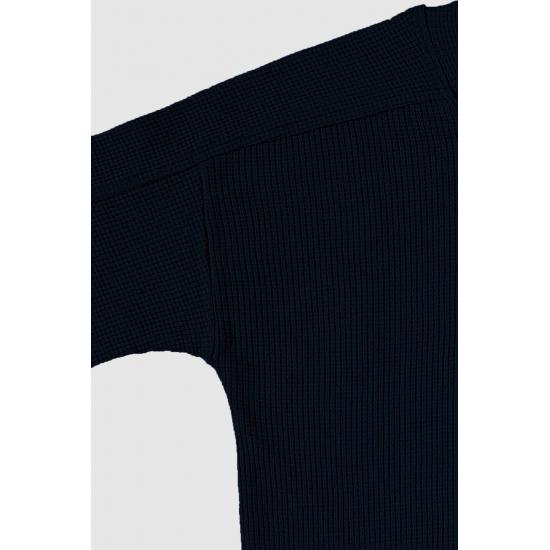 Waffelstrukturierter Shorts-Kinderanzug