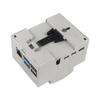 Raspberry Pi 4B ABS Rail Mount Case with Fan & Transparent Top