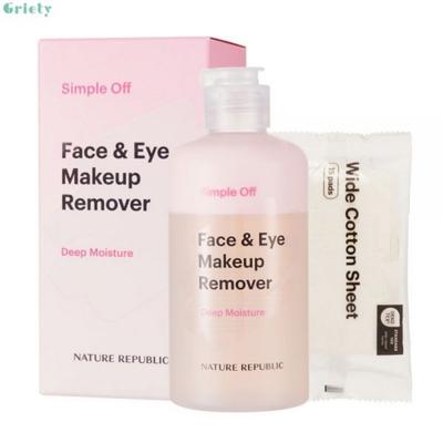 Simple Off Face & Eye Makeup Remover Deep Moisture Special Set 240ml + 15 Cotton Pads
