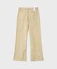 Noir For Woman Cotton Loose Flare Pants (Pale Yellow)
