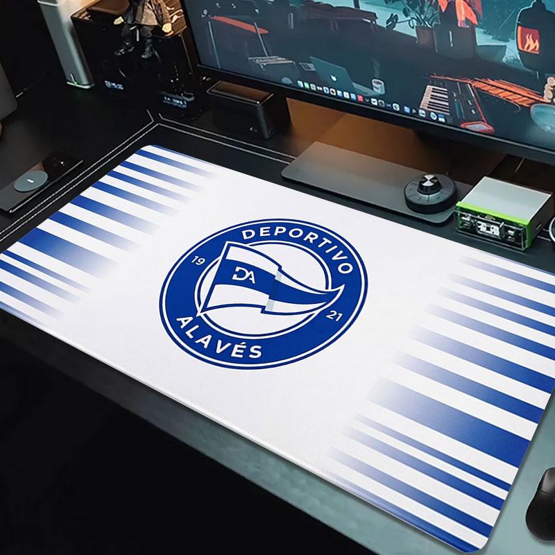 Deportivo Alaves Large Size Mouse Pad Large Gaming Table Cushion Non-slip Laptop Tablet Big Mousepad XXL Mat Mini PC Playmat With Lock edge
