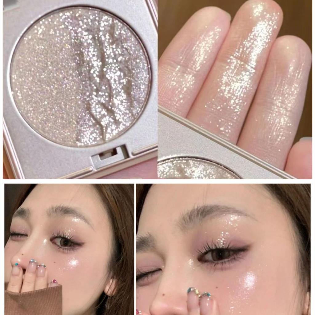 Spazio cowboy cosmico Evidenziatore Occhi Glitter Ombretto monocromatico Tavolozza Shimmer Satin Trucco Tavolozza Ombretto Kit evidenziazione