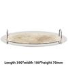Stainless Steel Tray Ornament Living Room Desktop Trays Simple Entrance Hall Key Storage Plate Modern Home Decoration Ornament