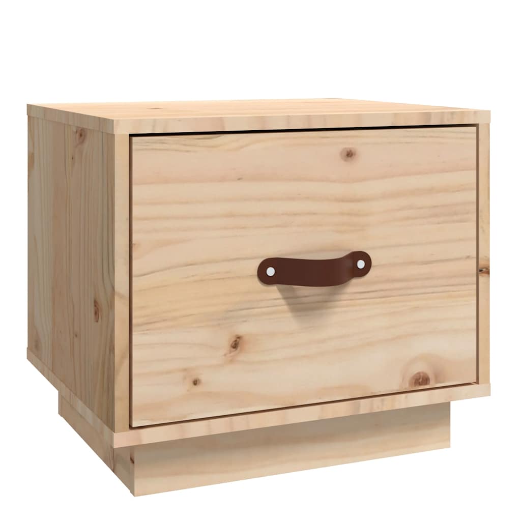 Vidaxl Szafka Nocna, 40X34X35 Cm, Lite Drewno Sosnowe