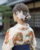 [Lomeri] Lomeri Hair Headband with Dried Flowers - Perfect for Coming-of-Age Ceremony, Graduation Ceremony, Wedding, and Hakama (Japanese traditional