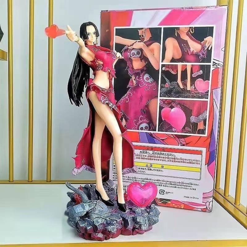 30cm Anime One Piece Figure Boa Hancock Sexy New Girl Pvc Action Figurine Light Statue Model Toys Gift