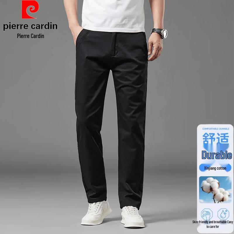 Pierre Cardin Men s Summer Slim-Fit Casual Trousers 30