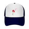 RoUnisextic Heart Blossom Drift Art Mesh Baseball Cap Casual Hat Outdoor  For Womens Unisex FeUnisex