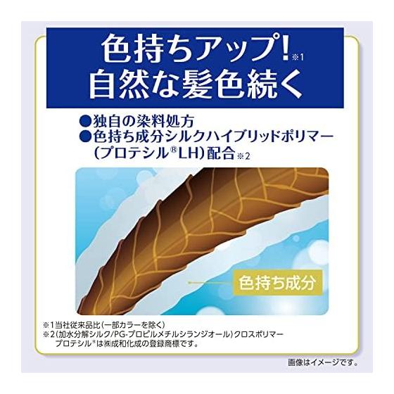 Salon De Pro Gray Hair Dye Unscented Hair Color Quick Dye Cream 7 Deep Dark Brown [Quasi-drug]