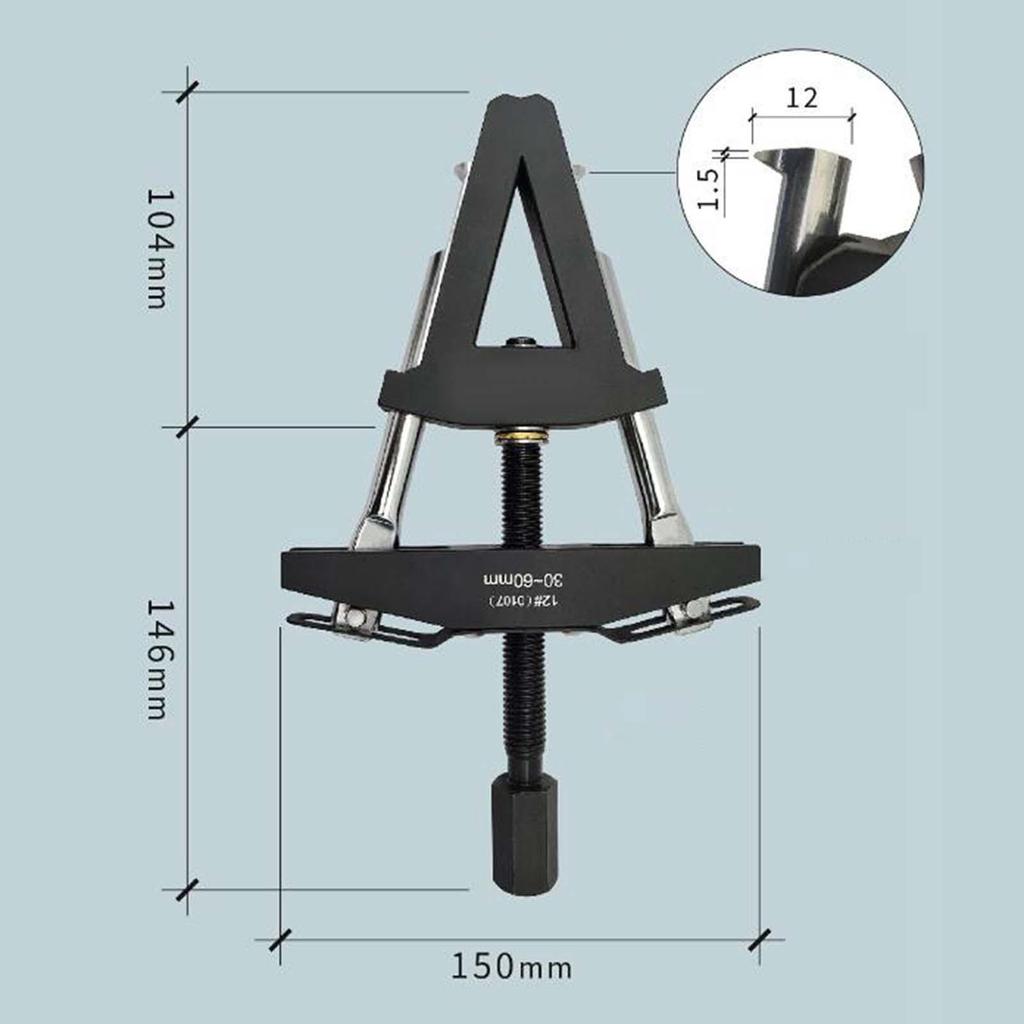 Bearing Puller Tool Gear Set Carbon Steel Black Motorcycle Accessories Puller/remover