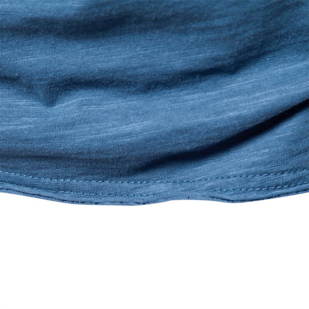 Summer Men's Solid Bamboo Cotton V-Neck T-Shirt - Hot Selling European & American Style