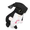 Muñeco de gnomo de graduación, pequeño adorno de gnomo sin rostro con barba para decoración de graduación.