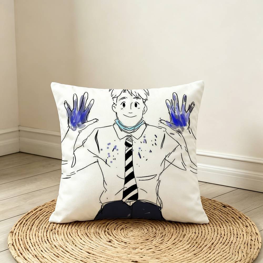 H-Heartstoppers-Nick & Charlie Pillow Case Pattern Printed Pillowcase For Living Room Sofa Cushion Cover