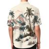 Men's Casual Fashion Printed Short-Sleeve Shirt