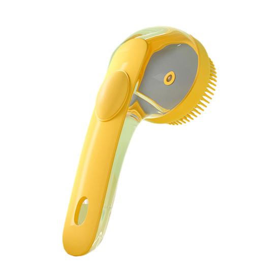 

1/3 шт. Щетка для купания питомца с эргономичной нескользящей ручкой, легко моющаяся, щетка для душа для щенка, щетка для удаления шерсти питомца, инструмент для груминга собаки