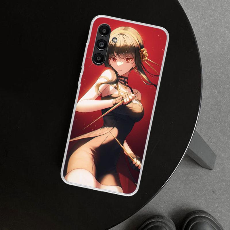 S-Spy Family Yor F-Forger Phone Case Cover for Samsung Galaxy A17 A16 A26 A36 A56 A57 A37 A15 A25 A35 A55 A14 A24 A34 A54 A13 A2