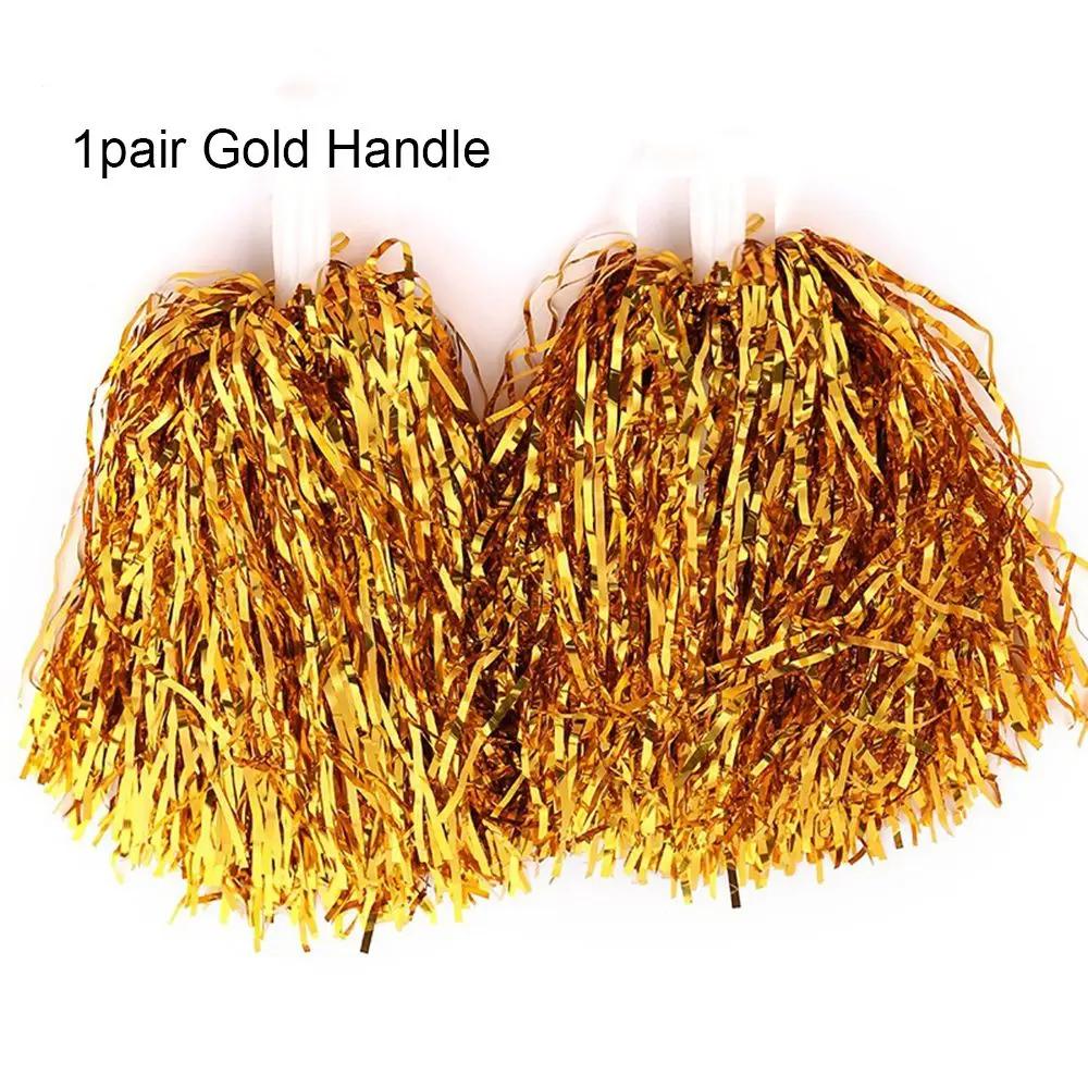 Concert Fancy Double hole handle Dance Party Decorator Club Sport Supplies Cheerleading Cheering Ball Cheerleader pompoms