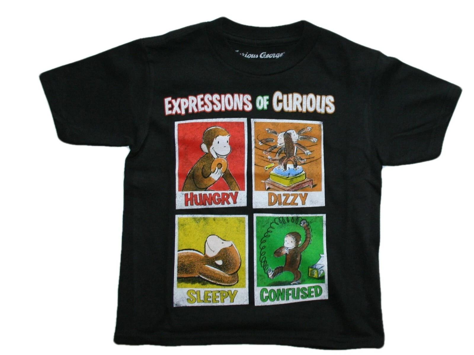 Curious George Black Toddlers T-shirt Size 3T NWT XS