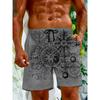 Pantaloncini da uomo a stampa digitale pantaloncini casual da spiaggia