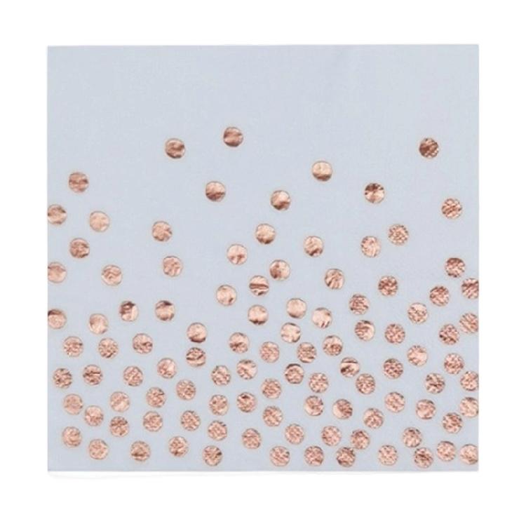 Pack of 20 Strong Absorbent Disposable Napkins Gold Foil Designs for Birthday Christmas Party Occasion Use