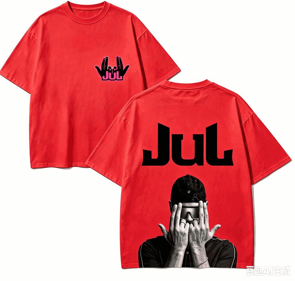 Rapper Jul Gift T-shirt Men Women Harajuku Oversized Unisex Short Sleeve Streetwear high quality Couples hot product Comfortable