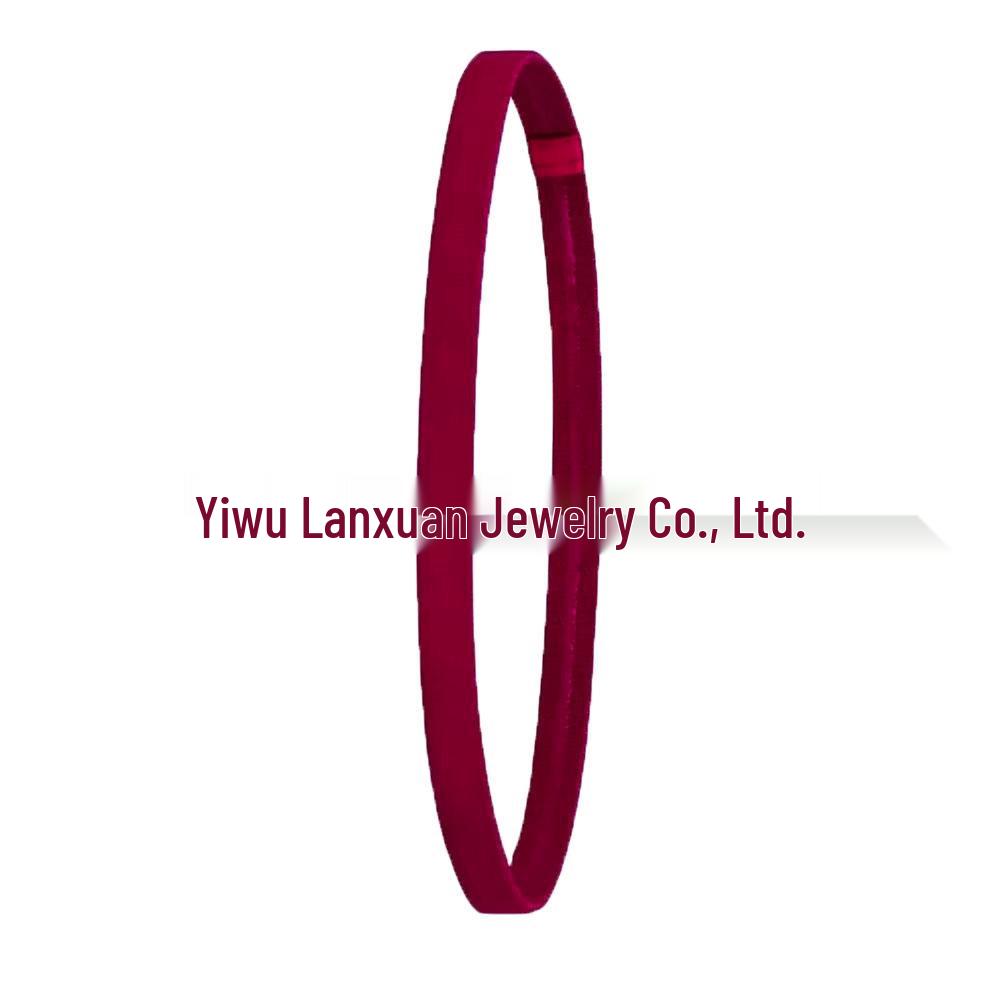 Elastic Candy Color Sports Yoga Headband - Popular European & American Hair Accessory for Running & Football.