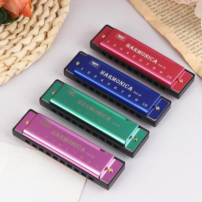 Harmonica Key Of C 10 Hole Diatonic Harmonica C With Case For Beginner Students Kids Gift Blues With Case