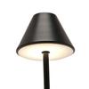 Hestia Matt Black USB LED Touch Table Lamp - Medium