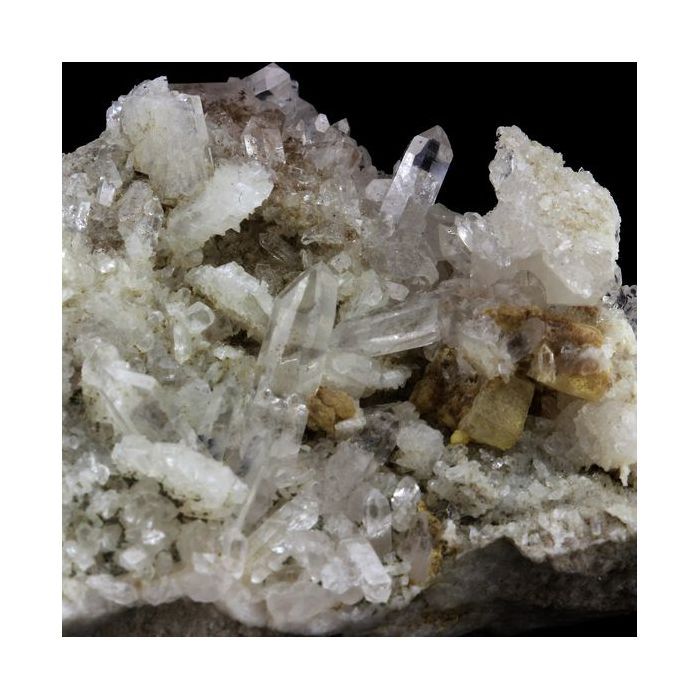 Pierres et Minéraux. Quartz + Albite + Calcite. 545.40 ct. Plan-du-Lac, Oisans, France.