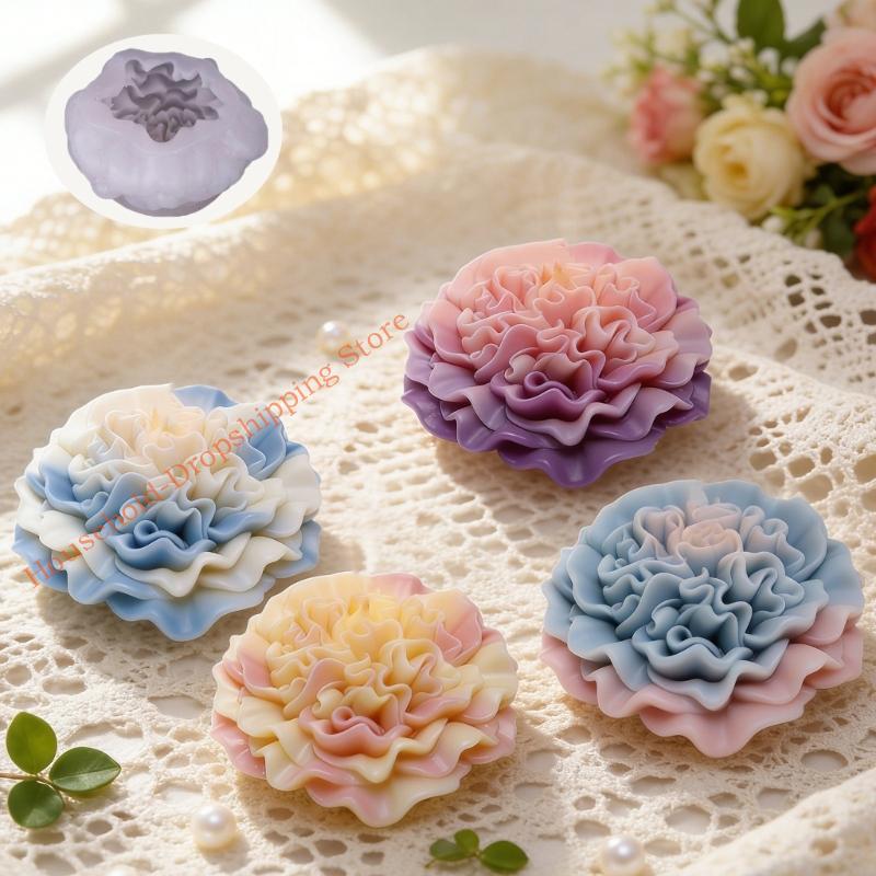 Unique Flower Silicone Mold For Handmade Soaps User Friendly Design 85AD