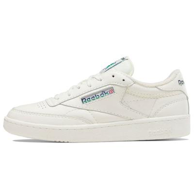 Club C 85 Vintage Split Logo - Kobaltgrün Unisex-Sneaker Weiß Kreide Klassisch-Kobalt GX2743