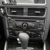 Carbon Fiber Console CD Panel Interior Trim Sticker