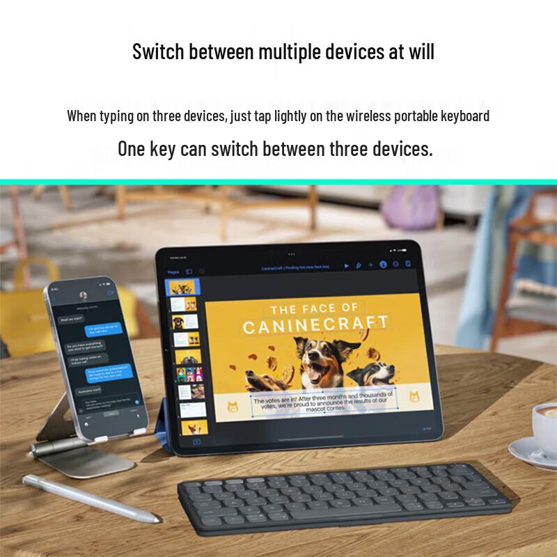 Logitech Keys To Go 2 Wireless Bluetooth Portable Keyboard