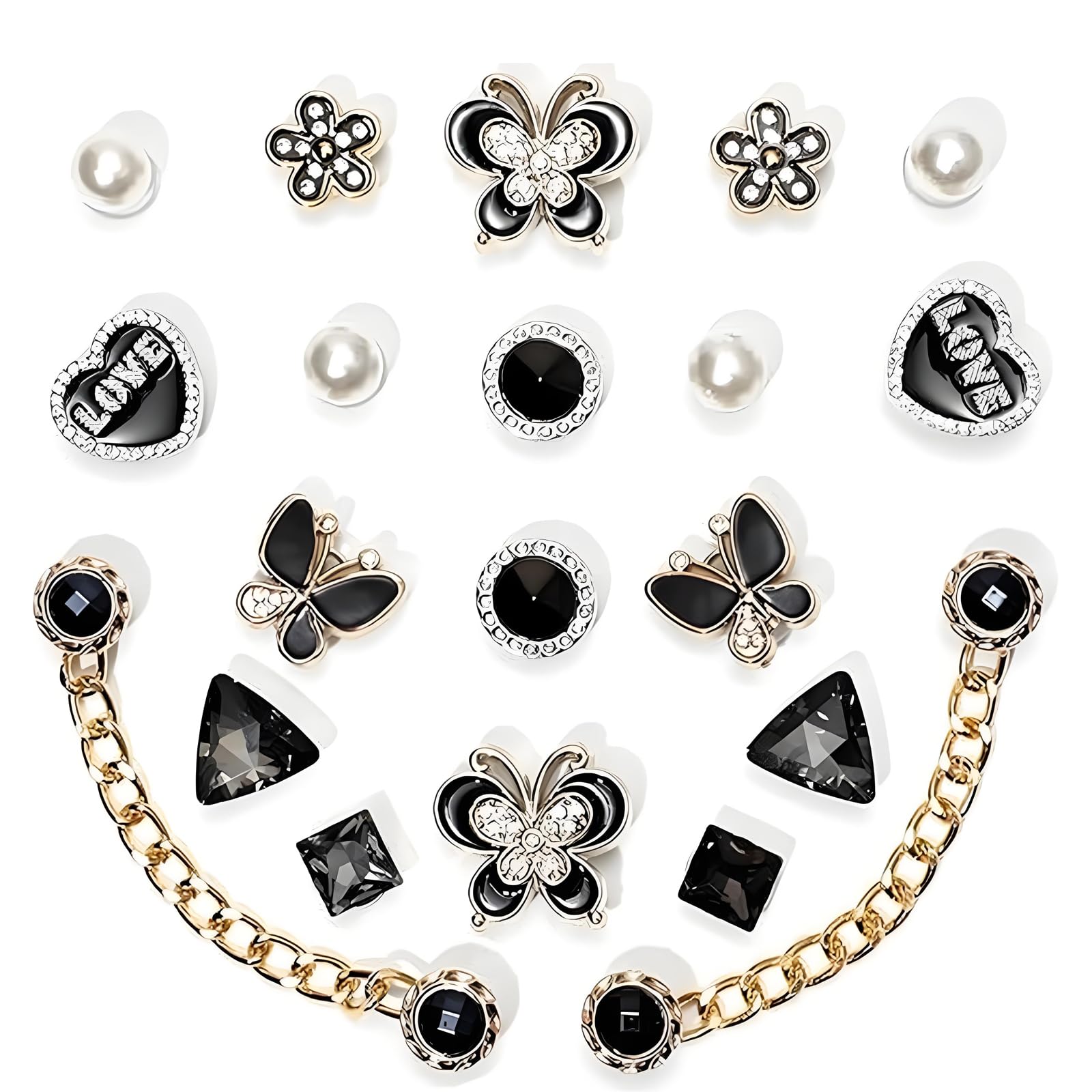 

FANMI Сандалии Стразы Милые Аксессуары для Обуви для Перфорированных и Блестящих Украшений для Обуви для Подарка для и Взрослых Подвески, Высококачественная Бижутерия, Сандалии,