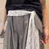 Hot Sale 1pcs French Retro Lace Belt Korean Casual Long Lace Scarf Summer Sweet Accessories