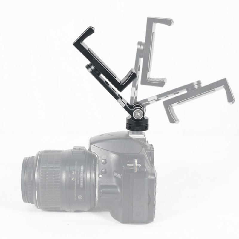 Universal Mount Bracket Aluminum Phone Holder Stand 360 Degree Rotation 180 Adjustable Lean  for Camera Cage Photo 